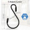 12 Pack S-Hooks Black 8cm S-Shaped Maximum Load: 5kg 2