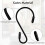 12 Pack S-Hooks Black 8cm S-Shaped Maximum Load: 5kg 3