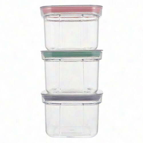 Set van 3 voedselbewaarcontainers met afsluitbare deksels 1
