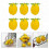 limoni e lime artificiali realistici con foglie 2