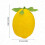 limoni e lime artificiali realistici con foglie 3