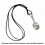 Collar moderno con dije de cuchara y cordón tejido a mano. 3