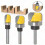 3-delige 1/4-inch freesbitset met kogellagers 3