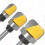 3-delige 1/4-inch freesbitset met kogellagers 5