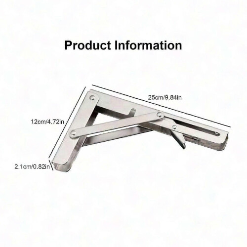 25cm Steel Collapsible Hinged Bracket compatible with Home Storage 2