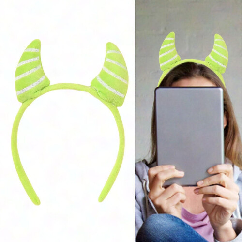 Devil Horn Headband compatible with Halloween Costume Party Fun 1