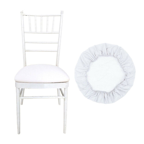 Housse de chaise extensible en polyester pour coussins de 45 à 50 cm