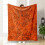Halloween-flanellteppe – flaggermus- og gresskardesign, 1