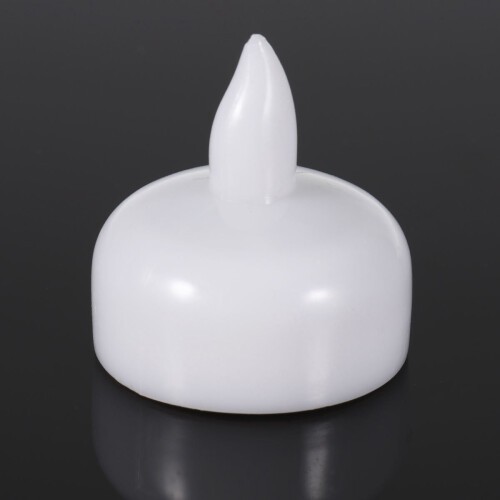 Bougies flottantes LED blanches (12 pièces)