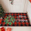 Tapis de Noël rouge en polyester, 60 x 40 cm 1