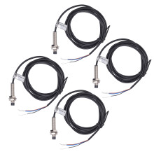 4er-Set Ø 8 mm Näherungsschalter PNP 3-Leiter NC 6-36V