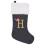 Personlig julestrømpe med initial H, 43 cm 1