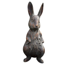Statue de lapin en résine pour jardin extérieur, 1 pièce