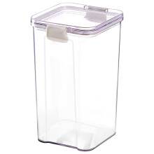 Conjunto de recipientes herméticos para armazenamento de alimentos, plástico, 3 tamanhos.