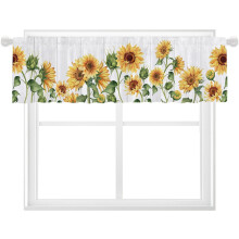 Mantovana per tenda con girasoli gialli 55x18 pollici