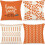 Conjunto de 4 capas de almofada decorativas em linho, 45x45cm 1