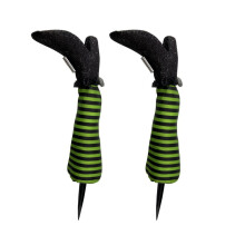 Halloween hekseben rekvisitt 34 cm plaststang