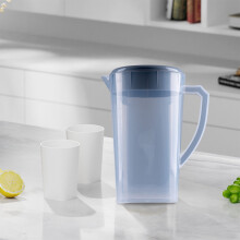 3L klar plastikkande med låg, grå