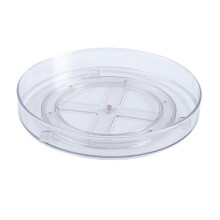 Przezroczysta plastikowa obrotowa tacka Lazy Susan 12 cali