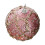 Blue Sequin Glitter Christmas Tree Ball Ornament 3.15 Inch 2