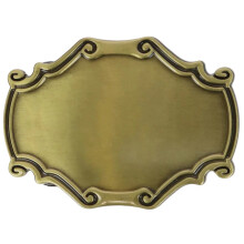 CTM Blank Vintage Frame Style Belt Buckle