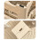 Beige plastic opklapbare kruk, 20,5 cm, 1 stuk 5
