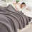 Microfiber Fleece Blanket 200x150cm Grey 1