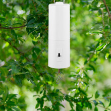 Moteur de carillon éolien suspendu blanc pour décoration de jardin