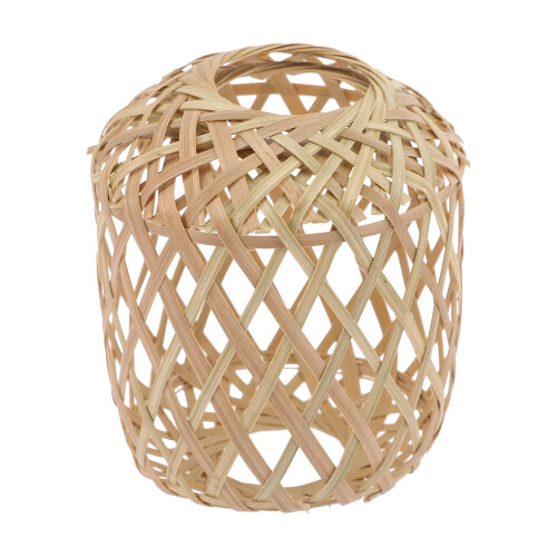 Abat-jour en bambou pour suspension rustique