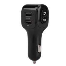 Maksimer kjøregleden din med vår Bluetooth FM-sender, som tilbyr LCD-skjerm for tydelig visuell tilbakemelding og automatisk tilkobling etter at