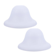 Lot de 2 abat-jour en plastique pour lampes sur pied, de table et murales