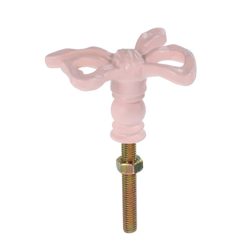 Pink Bowknot Cabinet Handle Iron Vintage Drawer Pull