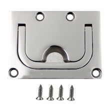 Tirador empotrado de acero inoxidable para puerta corredera