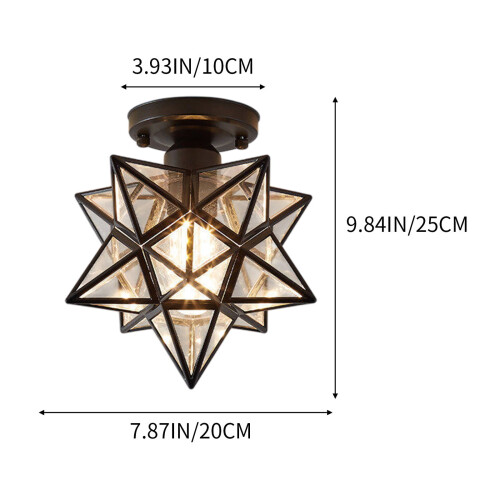 Crystal pendant lantern for corridor entrance 2