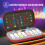 Rotes Rhythmus-Puzzlespiel - AAA x3, Kunststoff 9