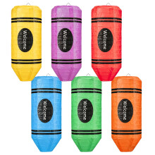 6Pcs Colorful Paper Lantern Ornament Classroom Ceiling Hanging
