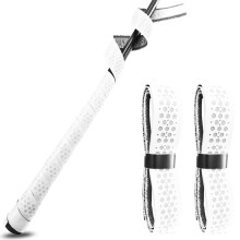 Comfortable PU Bat Grip Tape Nonslip Overgrip-White dots
