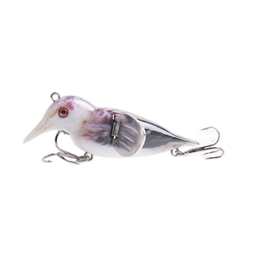 80mm 12g Hard Artificial Lures Trible Hook Swimbait Baits-D