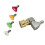 360Degree Rotating High Pressure Washer Quick-copper Silver 1