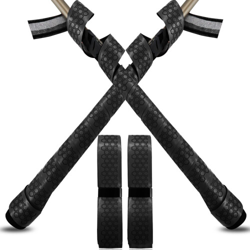 High Performances PU Bat Handle Tape Nonslip-Black rhombus