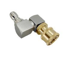 Universal 1/4 Inch Quick Release Swivel Joint For-copper Silver