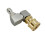 Universal 1/4 Inch Quick Release Swivel Joint For-copper Silver 1