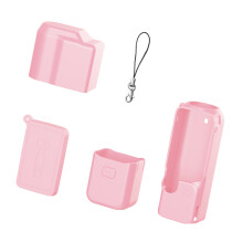 Full Body Shockproof Silicone Case For Pocket 4-Pink Color