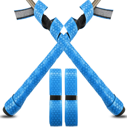 PU-Baseballschläger-Griffband, rutschfester-Blaue Raute
