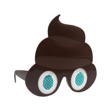 Whimsical Poop Frame Glasses Perfect For Themed Parties Cosplay