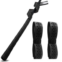 PU Bat Grip Tape Baseball Absorbs Sweat Tennis Grip-Black dots