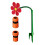 Plastic Adjustable 360 Degree Rotating Outdoor Plant-Red 1