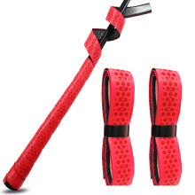 PU Bat Grip Tape Baseball Absorbs Sweat Tennis Grip-Red dots