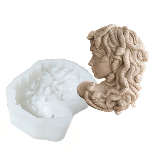 Moule en silicone Medusa réutilisable pour l’artisanat