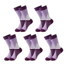 5 Pairs Fashionable Womens Socks Ice Cream Patterns Soft-004
